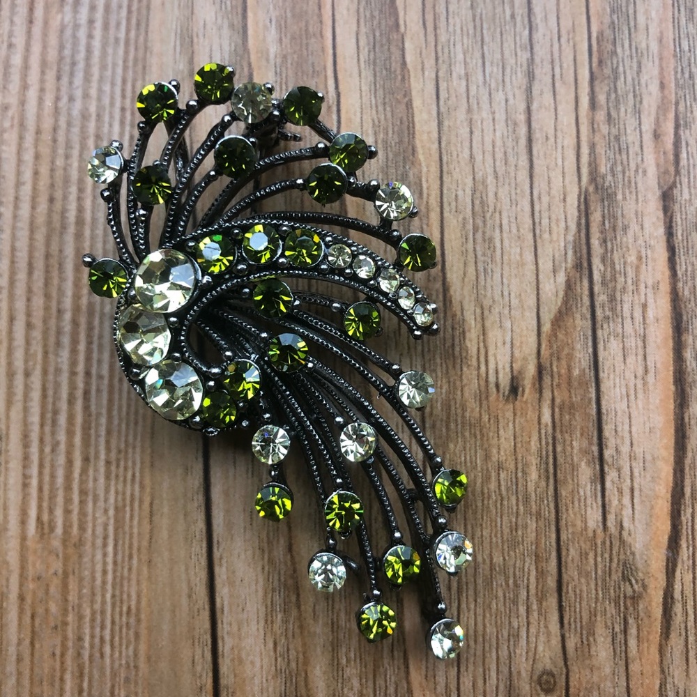 Vintage Rhinestone Pin/Pendant - Picture 2 of 7